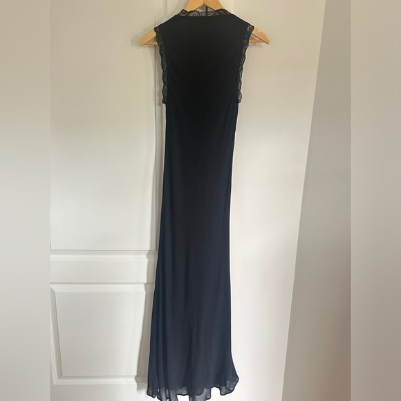 NEW  Reformation Sharla Long Dress Lace Black | size XS - Picture 7 of 9